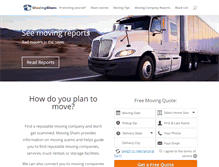 Tablet Screenshot of movingsham.com